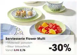 HANOS Serviesserie Flower Multi aanbieding
