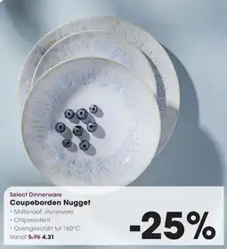 HANOS Select Dinnerware Coupeborden Nugget aanbieding