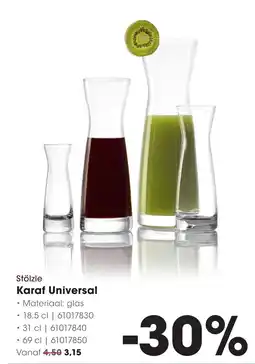 HANOS Stölzle Karaf Universal aanbieding