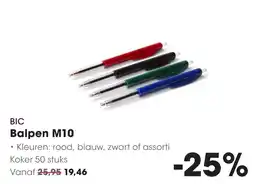 HANOS BIC Balpen M10 aanbieding