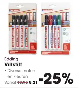 HANOS Edding Viltstift aanbieding