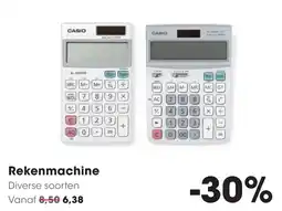 HANOS Casio rekenmachine aanbieding