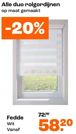 Kwantum Fedde duo rol gordijnen aanbieding