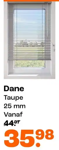 Kwantum Dane Taupe 25 mm aanbieding