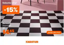 Kwantum Benson Zwart/Wit aanbieding