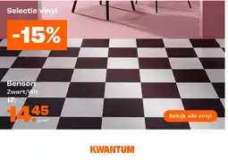 Kwantum Selectie vinyl Benson aanbieding