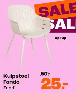 Kwantum Fondo Kuipstoel Zand* aanbieding