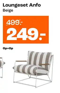 Kwantum Loungetset Anfo aanbieding