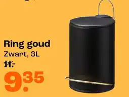 Kwantum Ring goud aanbieding