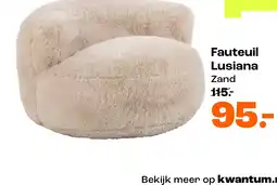 Kwantum Fauteuil Lusiana aanbieding