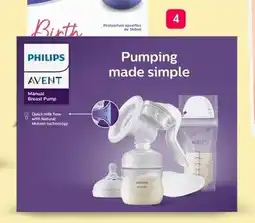 Etos Philips Avent Manual Breast Pump aanbieding