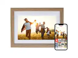 MediaMarkt Rollei Smartfr Wifi1010 Wood Bruin Digitale Fotokader aanbieding
