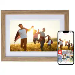 MediaMarkt Rollei Smartfr Wifi1010 Wood Bruin Digitale Fotokader aanbieding