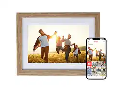 MediaMarkt Rollei Smartfr Wifi1010 Wood Bruin Digitale Fotokader aanbieding