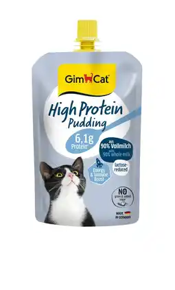 Pets Place Gimcat High Protein Pudding - Kattensnack - Melk 100 g Lactose-Arm aanbieding