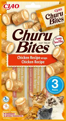 Pets Place Inaba Churu Bites - Kattensnack - Kip 42 g aanbieding