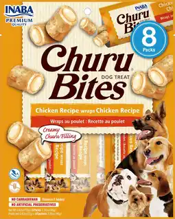 Pets Place Inaba Bites Dog Chicken Recipe Wraps Chicken Recipe - Hondensnacks - Kip 8x12 g aanbieding