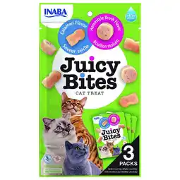 Pets Place Inaba Juicy Bites - Kattensnack - Kip Tonijn Inktvis 3x11.3 g aanbieding