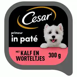 Pets Place Cesar Alu Primeur - Hondenvoer - Kalf Wortel 300 g aanbieding