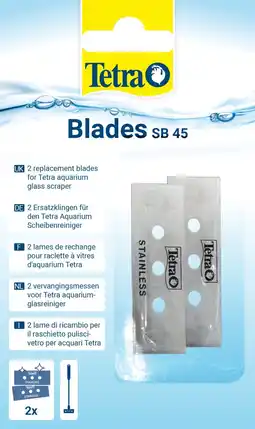 Pets Place Tetra Tec Sb45 Vervangmesjes Gs45 - Onderhoud - 2 stuks aanbieding