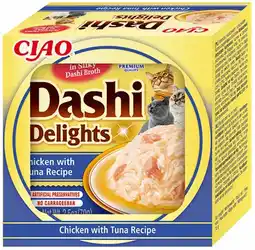 Pets Place Inaba Dashi Delights - Kattensnack - Kip Tonijn 70 g aanbieding