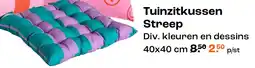 Kwantum Tuinzitkussen Streep aanbieding
