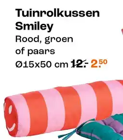 Kwantum Smiley Tuinrolkussen aanbieding