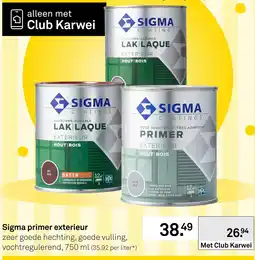 Karwei Sigma primer exterieur aanbieding