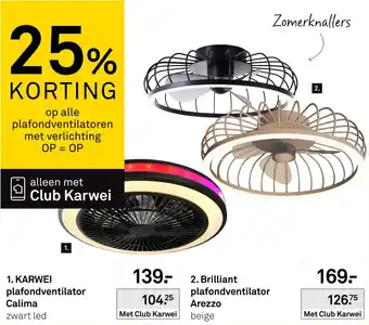 Karwei plafondventilator Calima