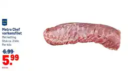 Makro Metro Chef varkensfilet aanbieding