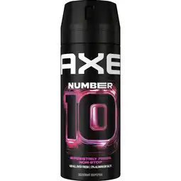 PLUS Axe Bodyspray Number 10 aanbieding