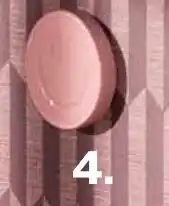 Kwantum Wanddecoratie Smiley Roze aanbieding