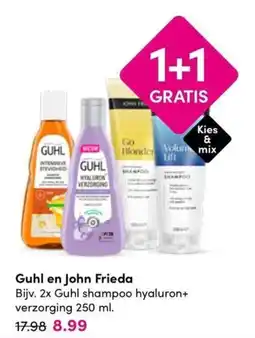 Drogisterij Visser Guhl en John Frieda aanbieding