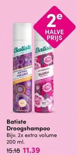 Drogisterij Visser Batiste Droogshampoo aanbieding