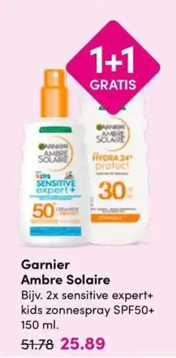 Drogisterij Visser Garnier Ambre Solaire aanbieding