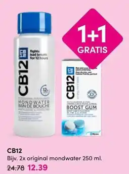 Drogisterij Visser CB12 mondwater aanbieding