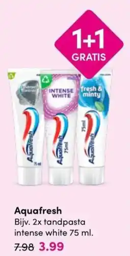 Drogisterij Visser Aquafresh tandpasta aanbieding