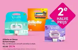 Drogisterij Visser Gillette en Venus Scheermezjes aanbieding
