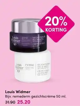 Drogisterij Visser Louis Widmer remederm gezichtscrème aanbieding