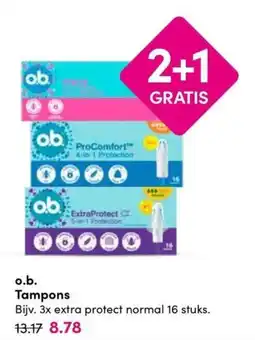 Drogisterij Visser o.b. tampons aanbieding