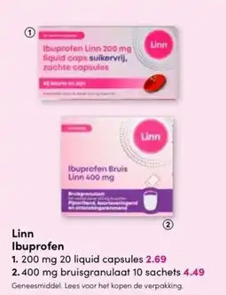 Drogisterij Visser Linn Ibuprofen aanbieding