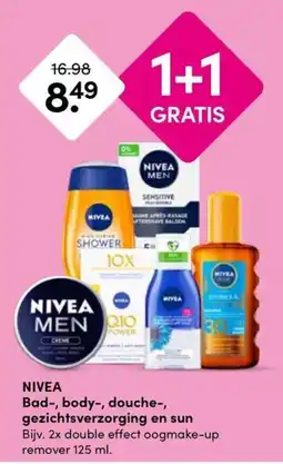 Drogisterij Visser NIVEA Bad-, body-, douche-, gezichtsverzorging en sun aanbieding