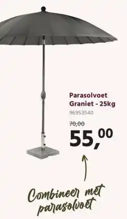 HANOS Parasolvoet Graniet aanbieding