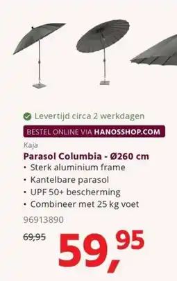 HANOS Kaja Parasol Columbia aanbieding