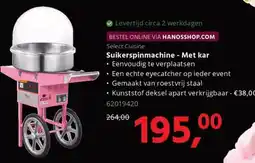 HANOS Select Cuisine Suikerspinmachine - Met kar aanbieding