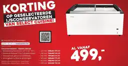 HANOS select cuisine ijsconservatoren - Glazen deksel aanbieding
