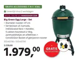 HANOS Big Green Egg Large - Set aanbieding