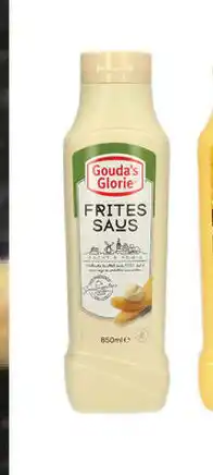 Zegro Gouda's Glorie fritessaus, currysaus of tomatenketchup tube 850 ml aanbieding