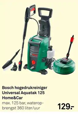Karwei Bosch hogedrukreiniger Universal Aquatak 125 Home&Car aanbieding