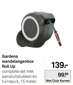 Karwei Gardena wandslangenbox Roll Up aanbieding